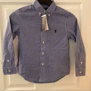 Ralph Lauren Checkered Button Up Long Sleeve Shirt